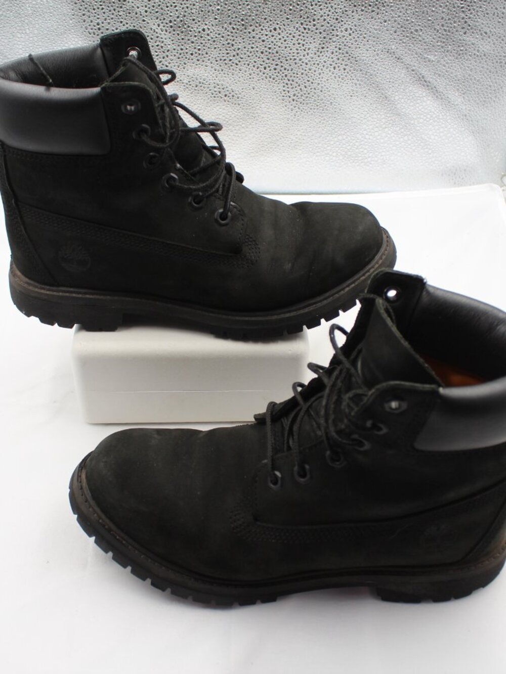 Timberland 6 Inch Premium Waterproof Boots Mens Size 8.5 M Black Leather 8652R